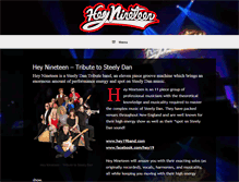 Tablet Screenshot of hey19band.com